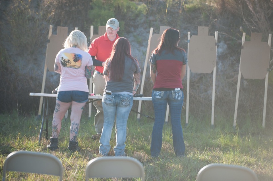 USS Academy outdoor range shooting practice