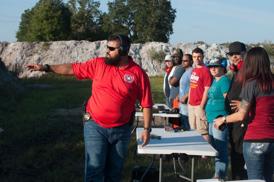 USS Academy outdoor range shooting practice