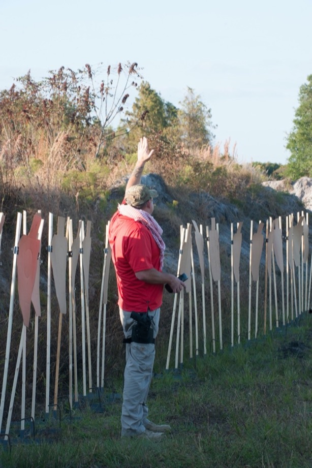 USS Academy outdoor range shooting practice