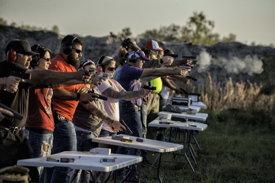 USS Academy outdoor range shooting practice