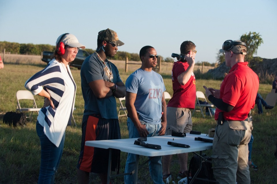 USS Academy outdoor range shooting practice