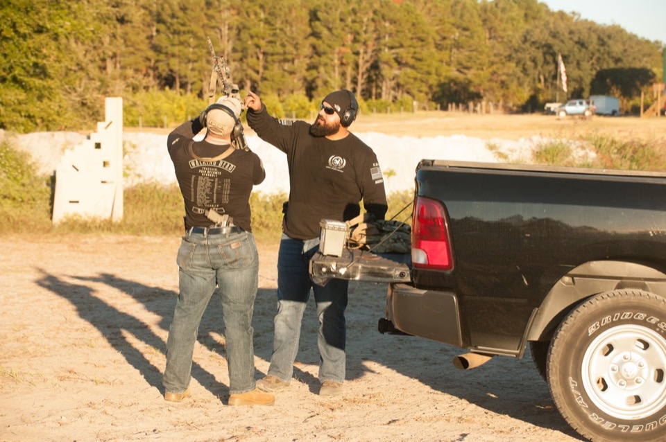 USS Academy outdoor ranch firearms training