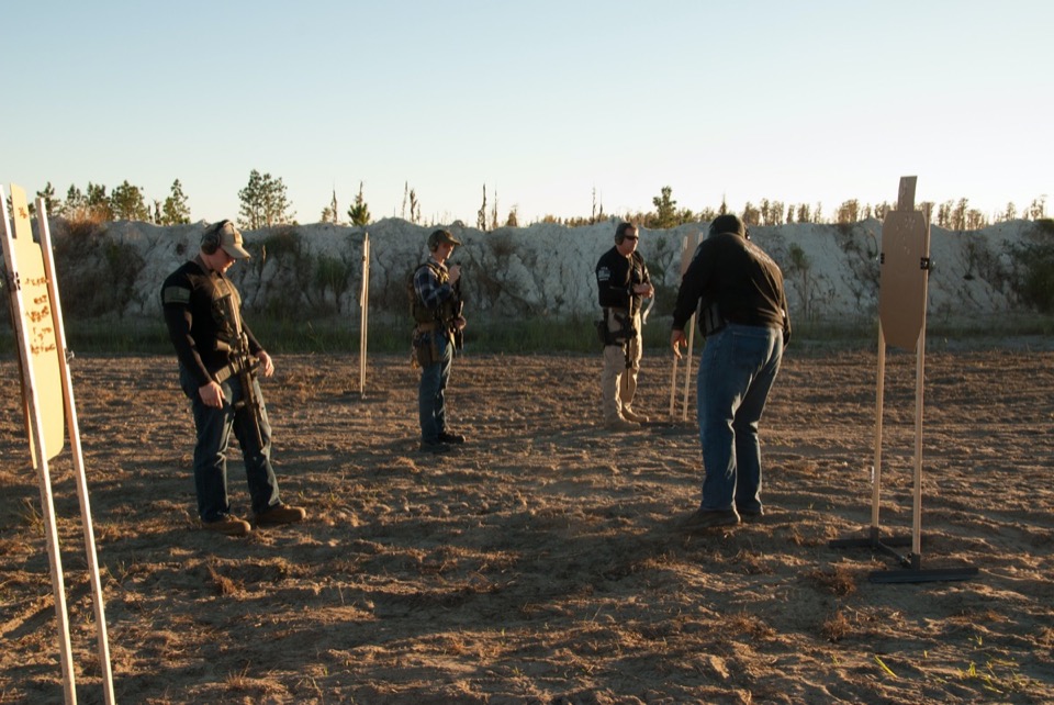 USS Academy outdoor ranch firearms training