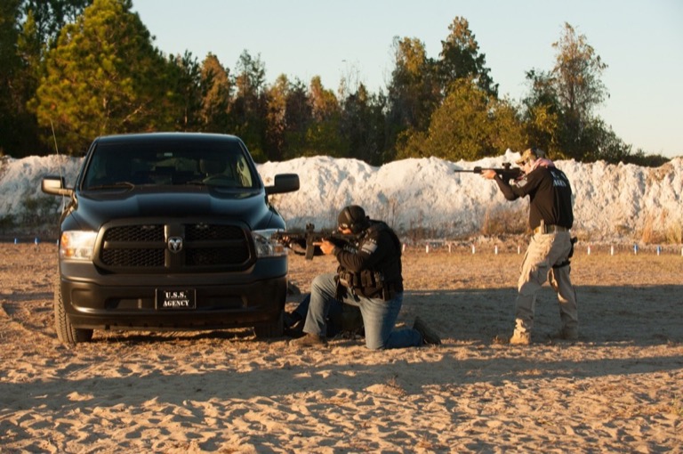 USS Academy outdoor ranch firearms training