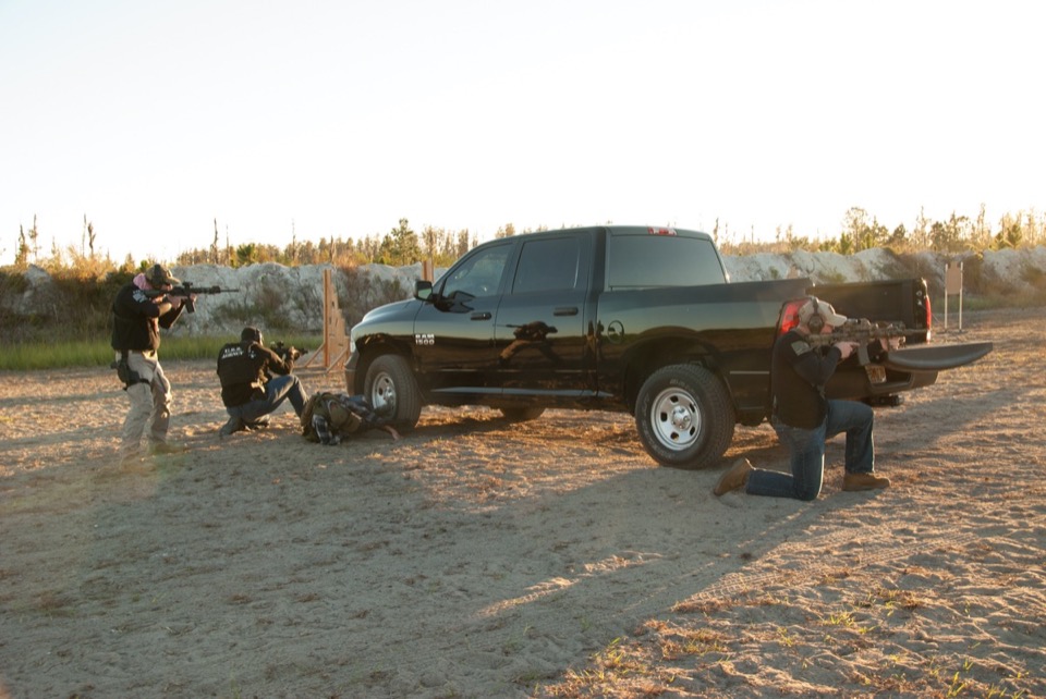 USS Academy outdoor ranch firearms training