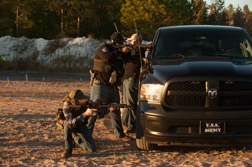 USS Academy outdoor ranch firearms training