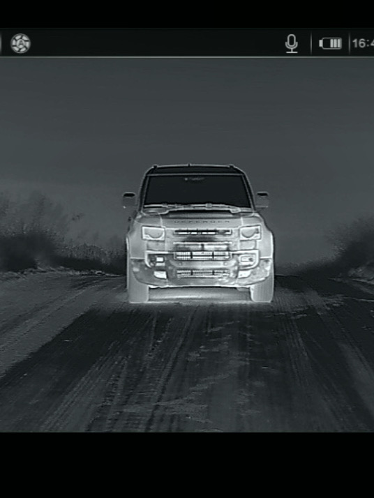 Thermal optics vehicle operations training