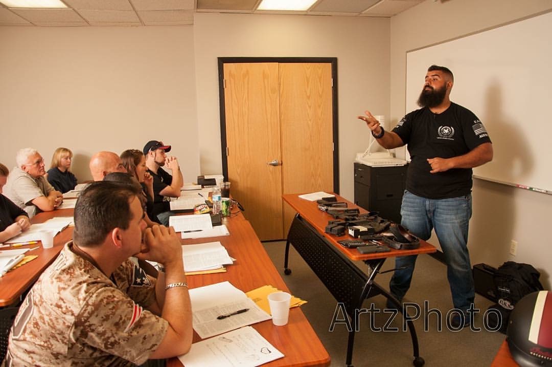 Self-defense training at USS Academy