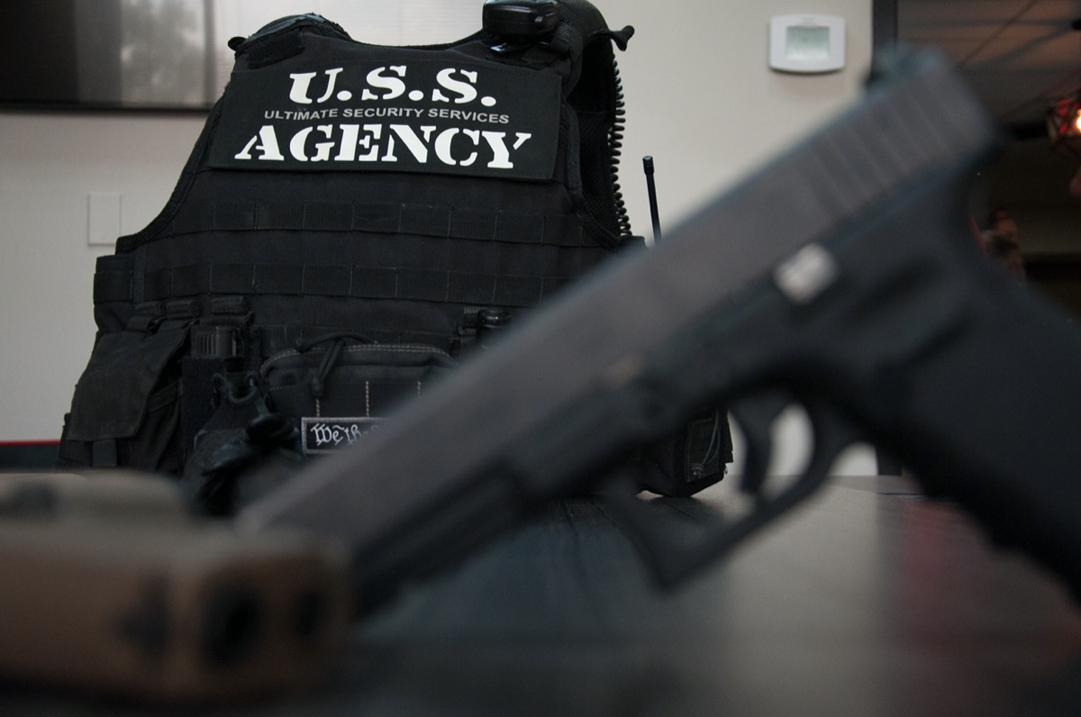 USS Academy classroom firearms instruction session
